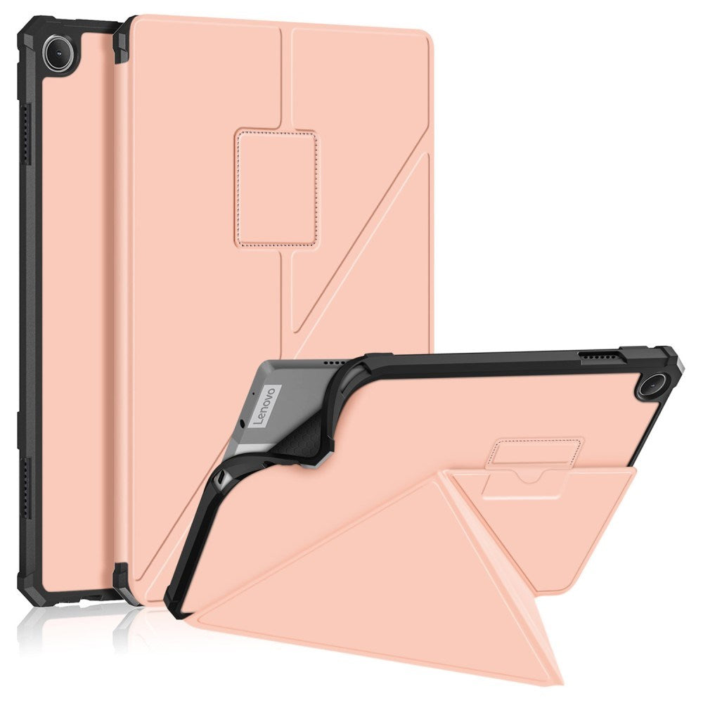 Lenovo Tab M10 (3rd Gen) 10,1" (TB-328F/TB-328X) Fleksibelt Origami Flip-deksel - Rosa