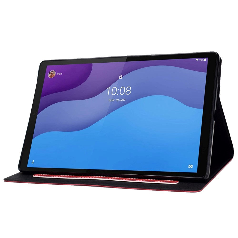 Lenovo Tab M10 (3. generasjon) 10,1" (TB-328F/TB-328X) flipdeksel med lommebok - rød
