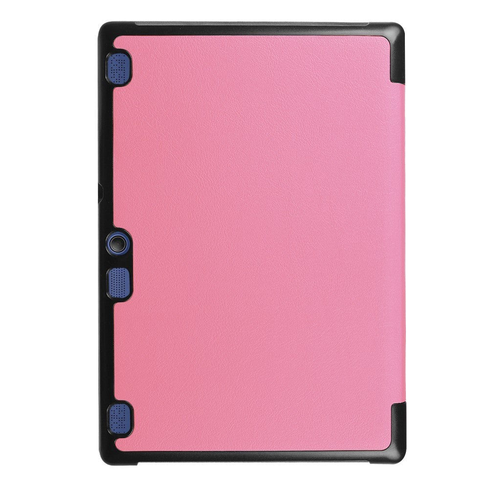 Lenovo Tab3 10 Tri-Fold Magnetic Hard Case Etui Lyserød