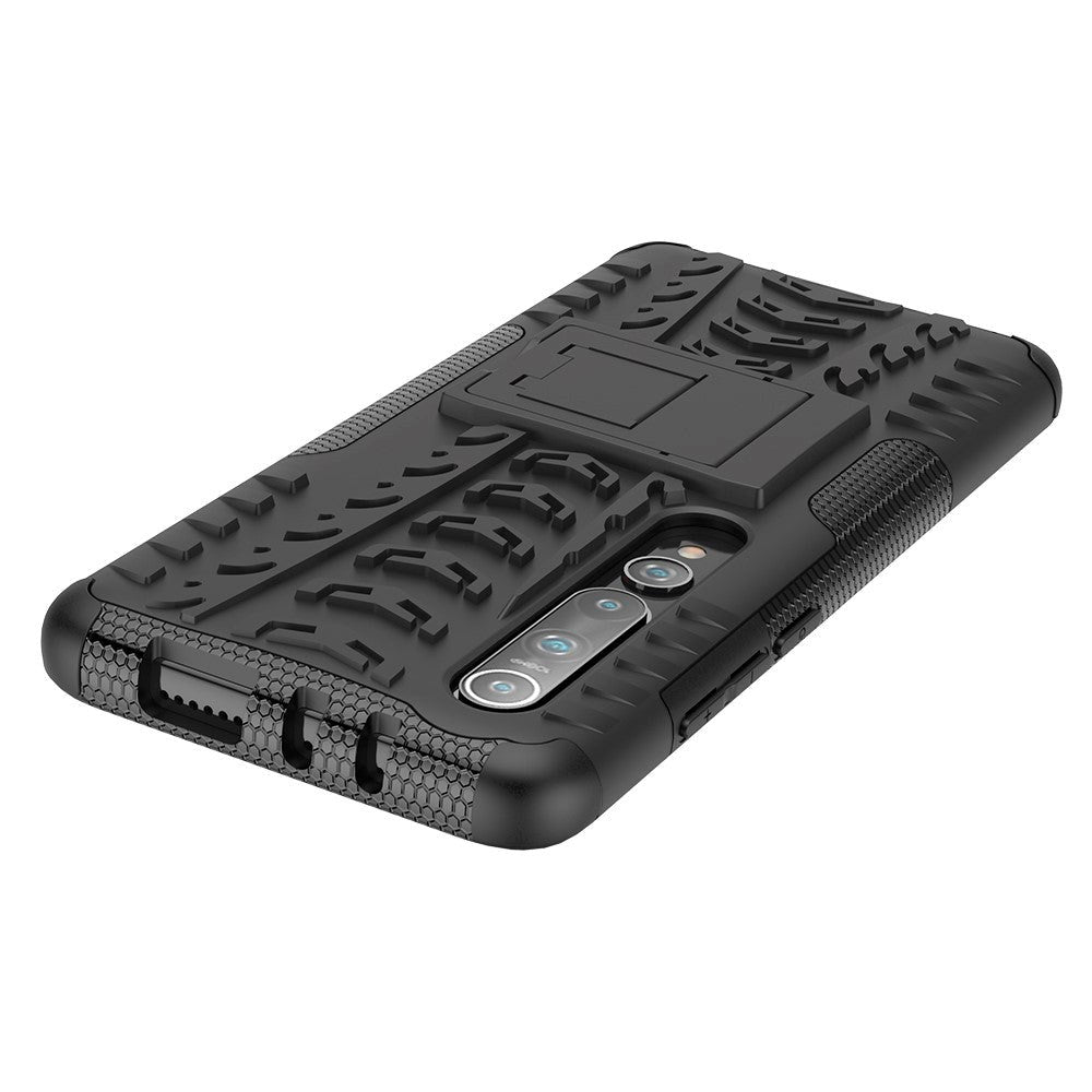 Xiaomi Mi 10 5G / Mi 10 Pro 5G Craftsman Case m. Stativ - Svart