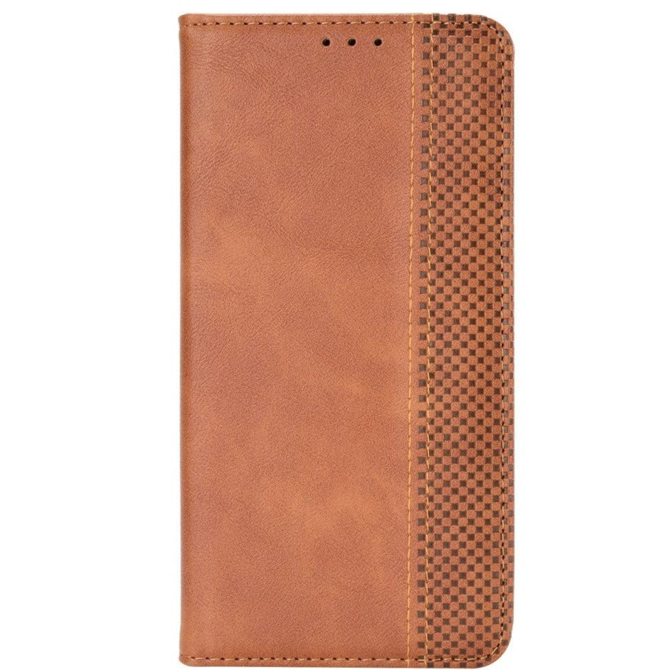Xiaomi Redmi Note 11 Pro+ (pluss) Vintage Flip Cover W. Lommebok - Kunstskinn - Brun