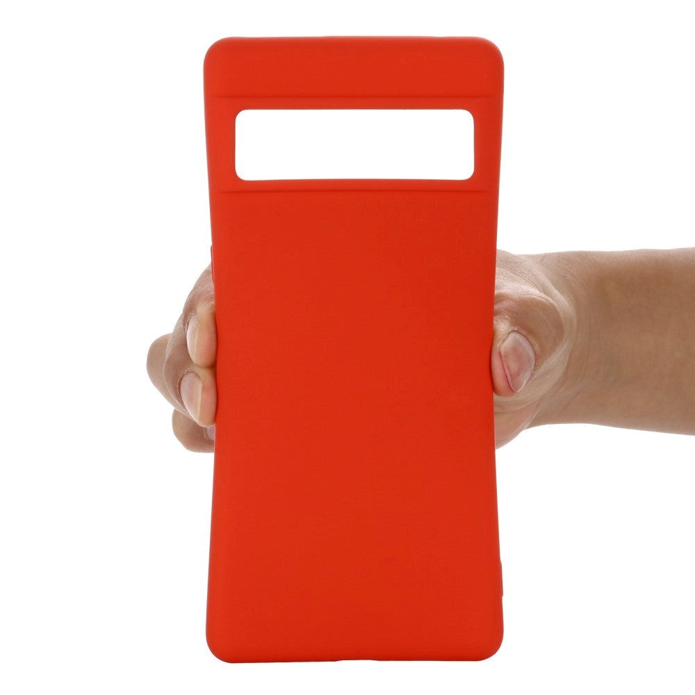Google Pixel 7 Liquid Silikone Cover m. Strop - Rød