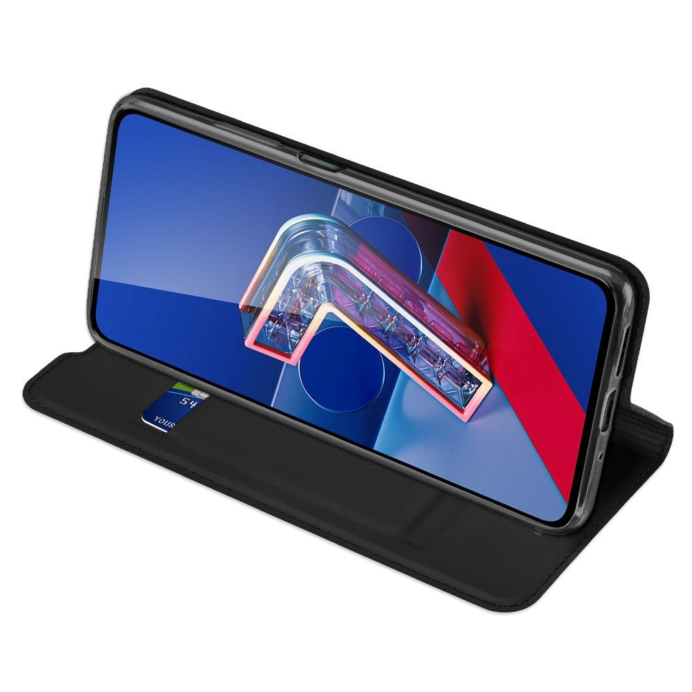 Asus Zenfone 7 ZS670KS / 7 Pro ZS671KS DUX DUCIS Skin Pro Series Lærdeksel m. Kortholder - Sort