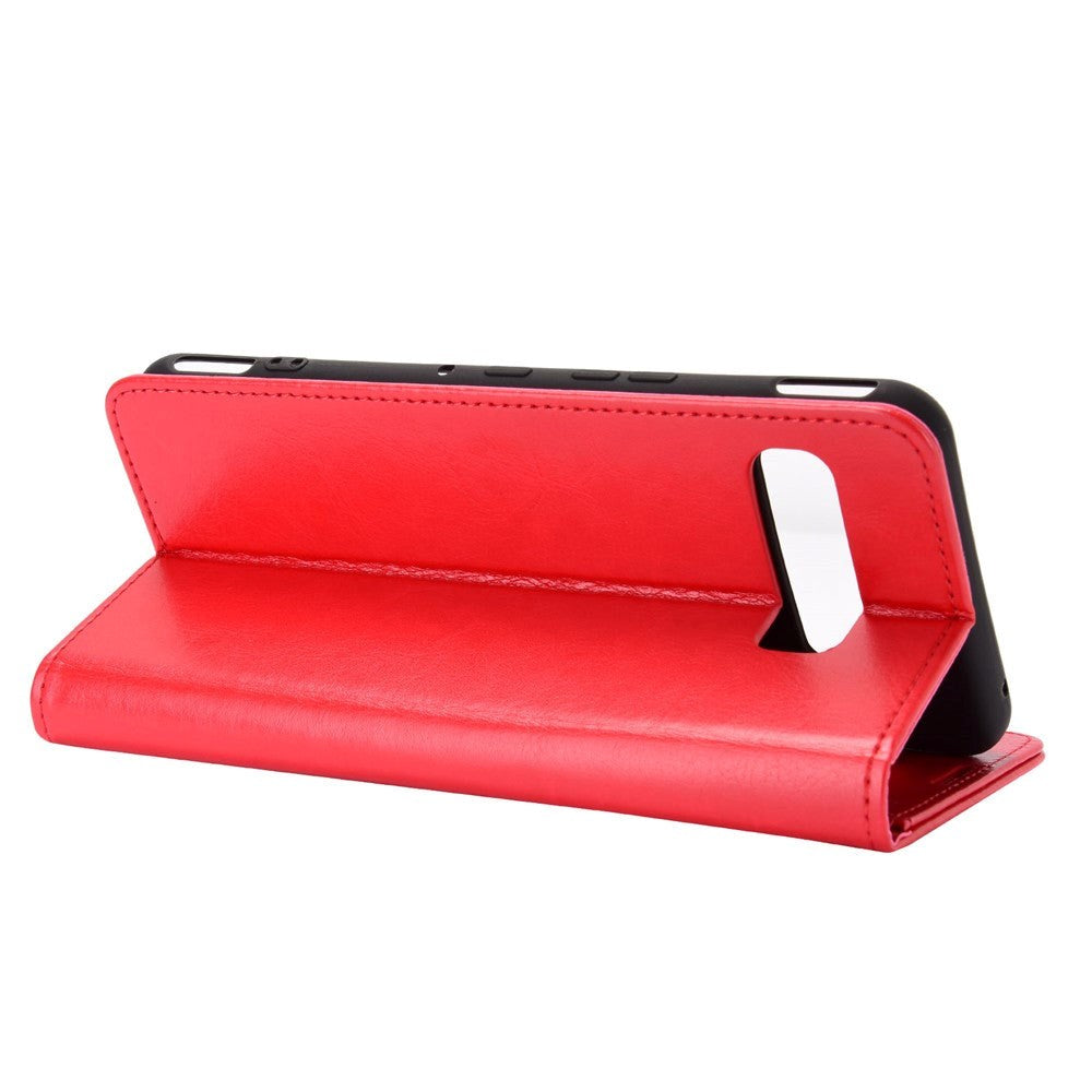 Asus ROG Phone 3 (ZS661KS) nøytralt flippdeksel i skinn m. Lommebok rød