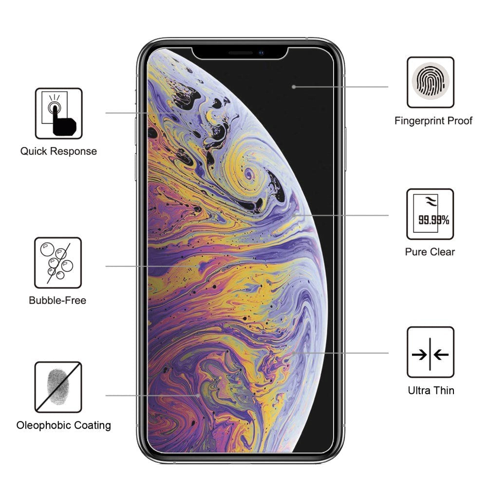 Apple iPhone 11 Pro / Xs / X Case Friendly Skjermbeskytter - Gjennomsiktig