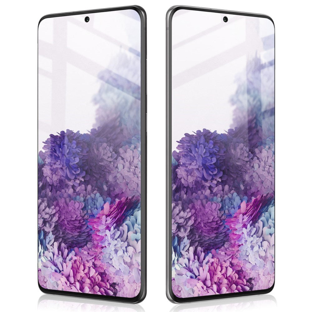IMAK Samsung Galaxy S20+ (Plus) Glas Skærmbeskyttelse - Full-Fit - Gennemsigtig