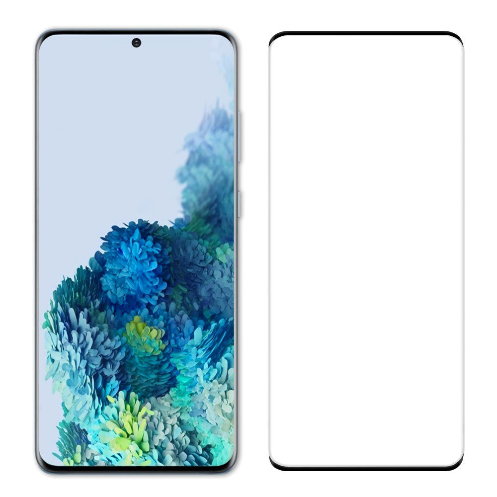 Samsung Galaxy S20 Ultra Full Fit herdet glass - Skjermbeskytter - Black Edge