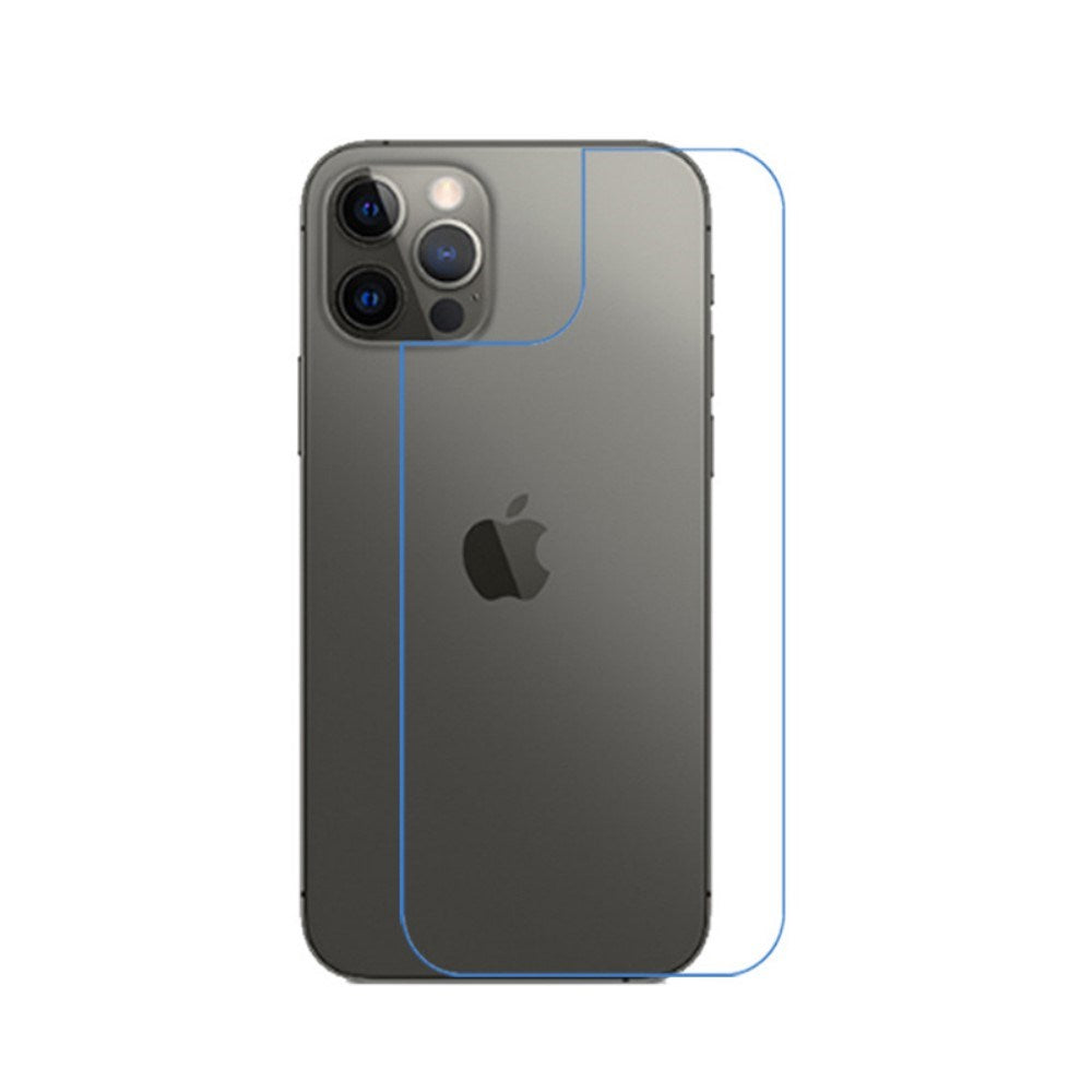 iPhone 12 Pro Max Bagsidebeskyttelse - Film - Gennemsigtig