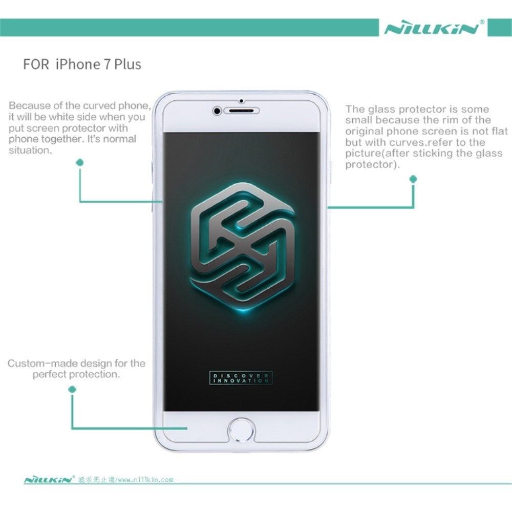 Apple iPhone 7/8 Plus NILLKIN Anti-fingeravtrykk skjermbeskytter