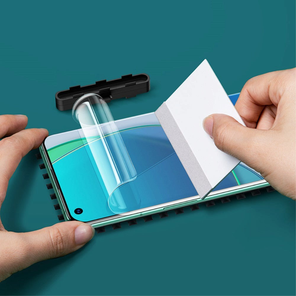 OnePlus 9 BENKS Hydro Skjermbeskytter - Full passform - Gjennomsiktig