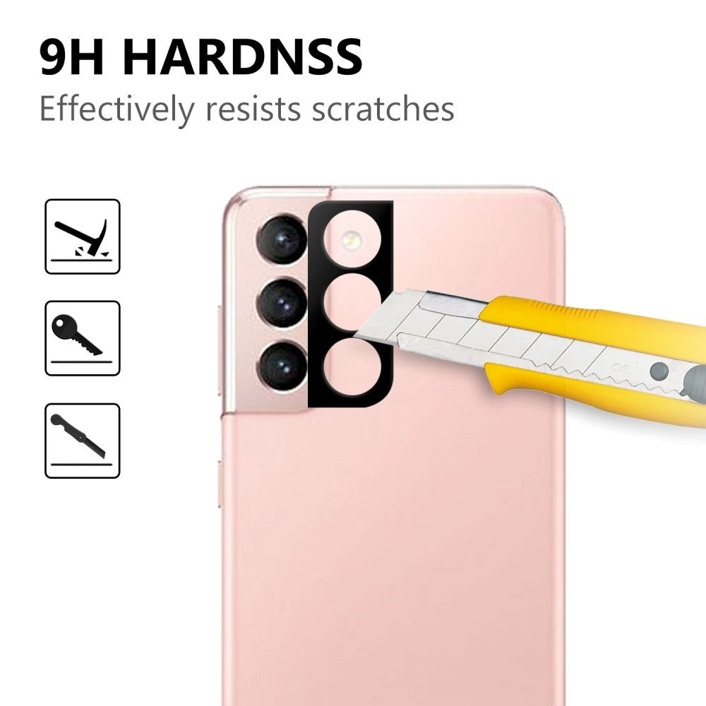 Samsung Galaxy S21 Beskyttelsesglas til Kameralinse - Sort