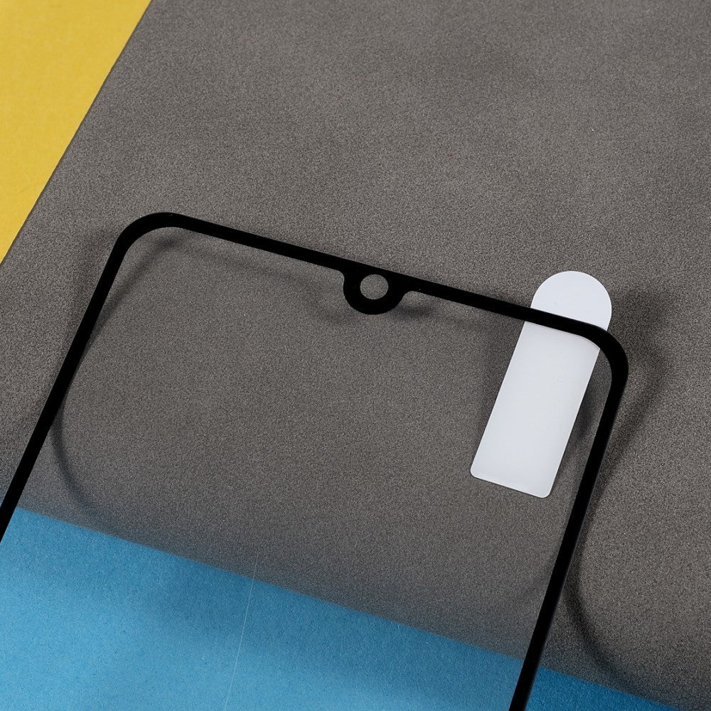 Samsung Galaxy M22 / M32 Full-fit skjermbeskytter - herdet glass - svart kant