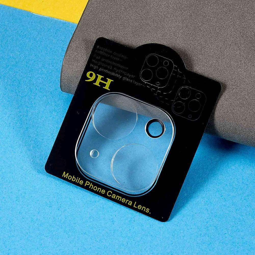 iPhone 14 / 14 Plus herdet glass kameralinsebeskytter 2-pakning - 9H - Gjennomsiktig