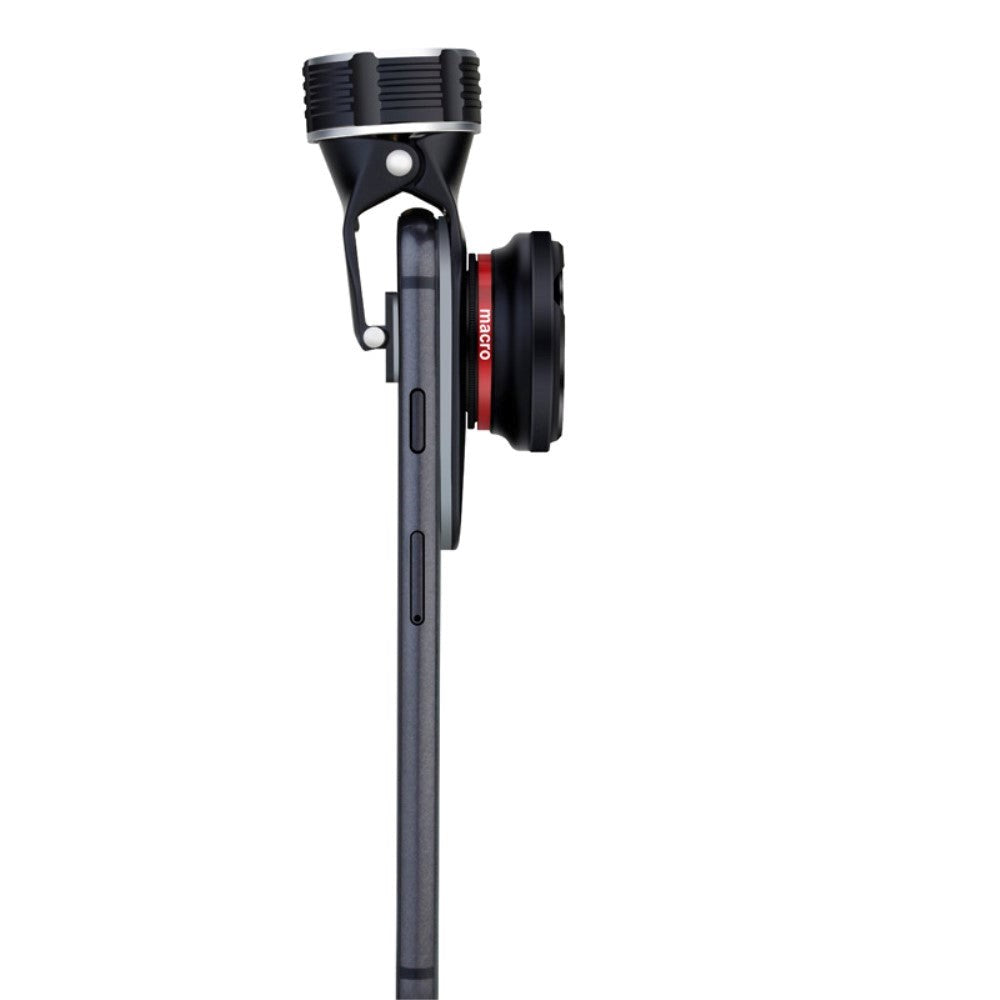 Smarttelefon kameralinse m. 3 x linser - svart