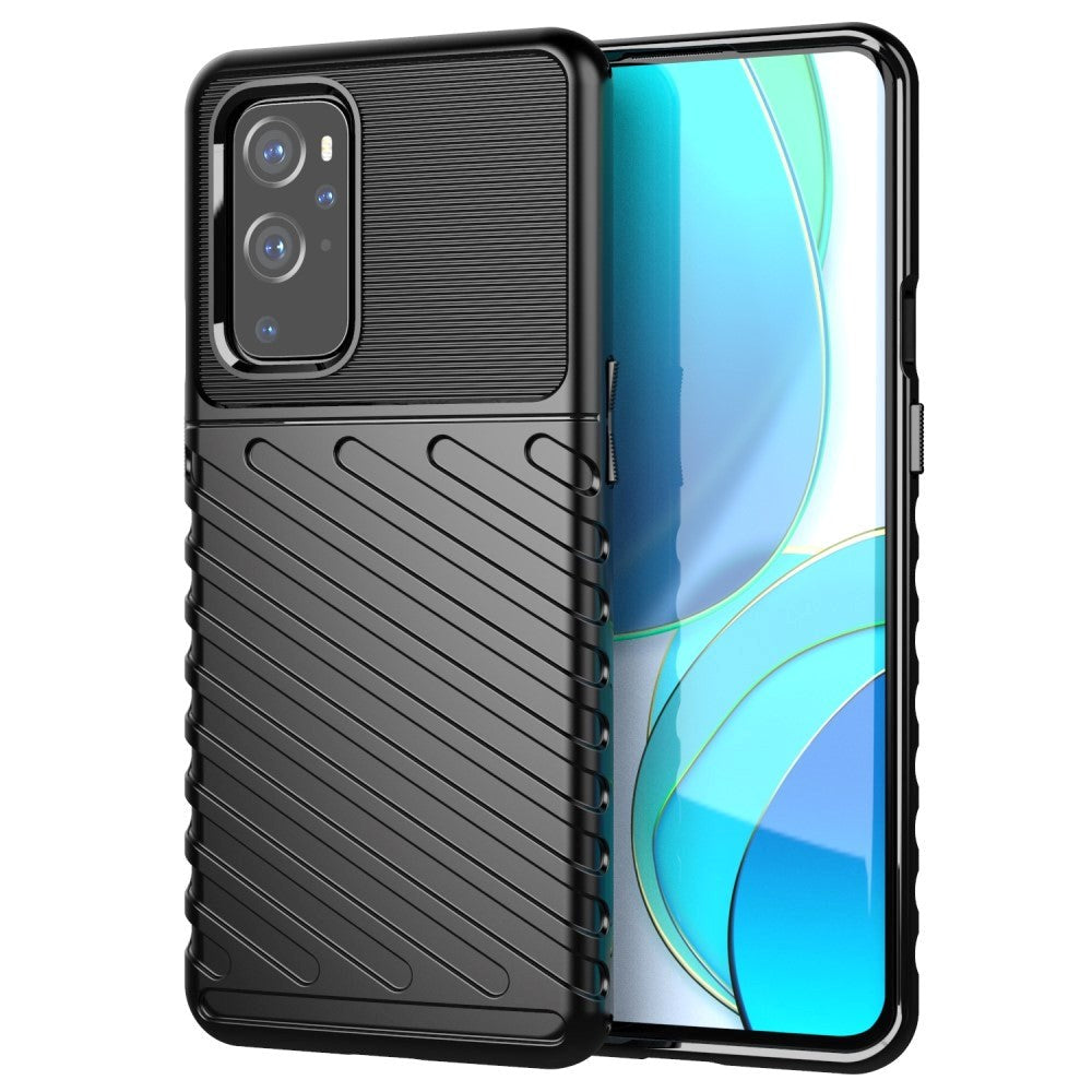 OnePlus 9 Pro Thunder Series Twill plastbakdeksel - svart