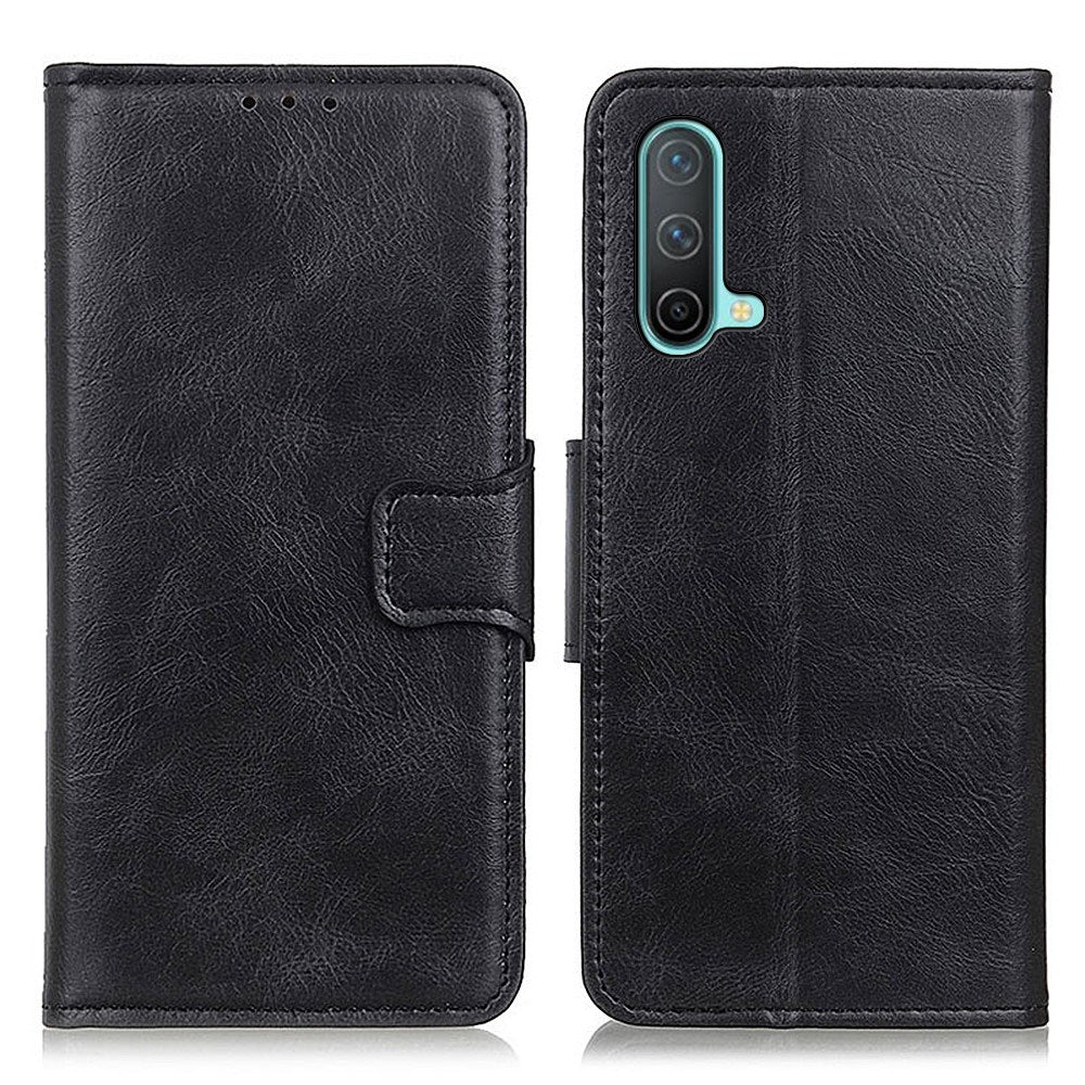 EIDERWOOD OnePlus Nord CE (5G) Kunstlæder Flip Cover - Pung & Ståfunktion - Sort