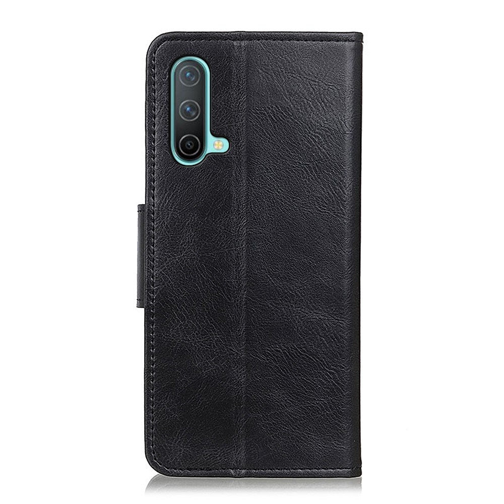 EIDERWOOD OnePlus Nord CE (5G) Kunstlæder Flip Cover - Pung & Ståfunktion - Sort