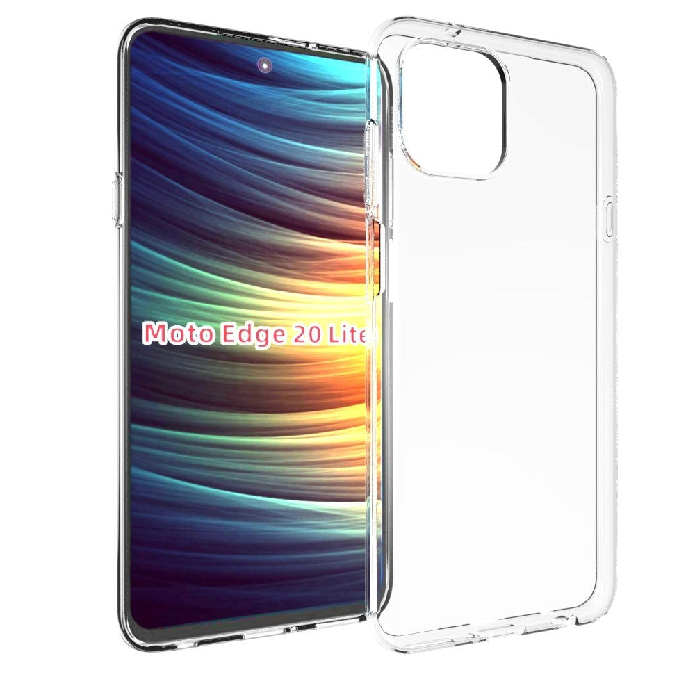 Motorola Edge 20 Lite fleksibelt plastdeksel - gjennomsiktig