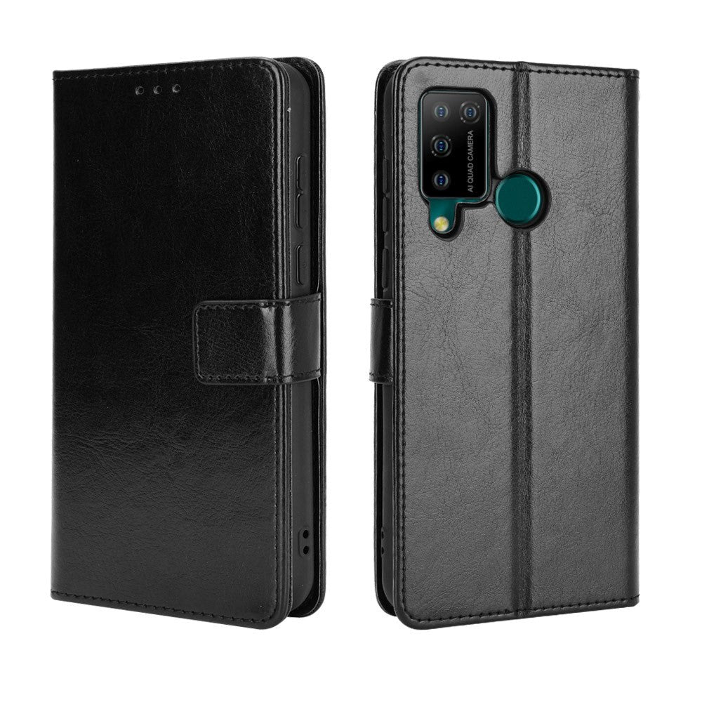 Doogee N20 Pro Leather Flip Cover m. Lommebok og stropp - Svart