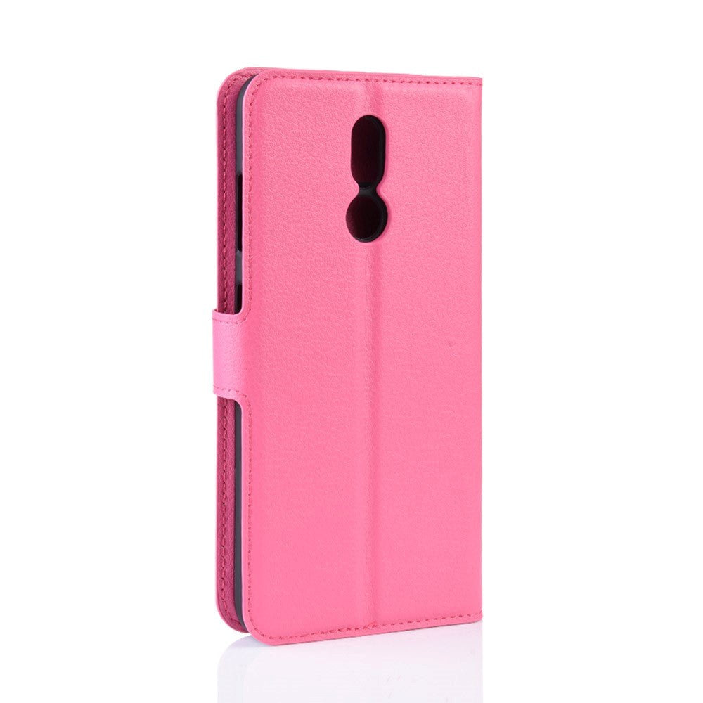 Nokia 3.2 Leather Flip Cover m. Lommebok - Rosa