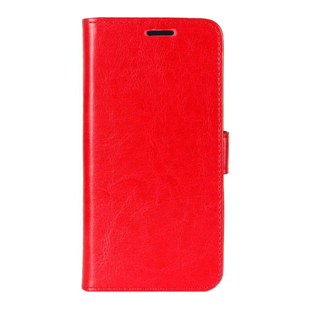 Nokia 5.3 Blankt Læder Cover m. Pung Rød