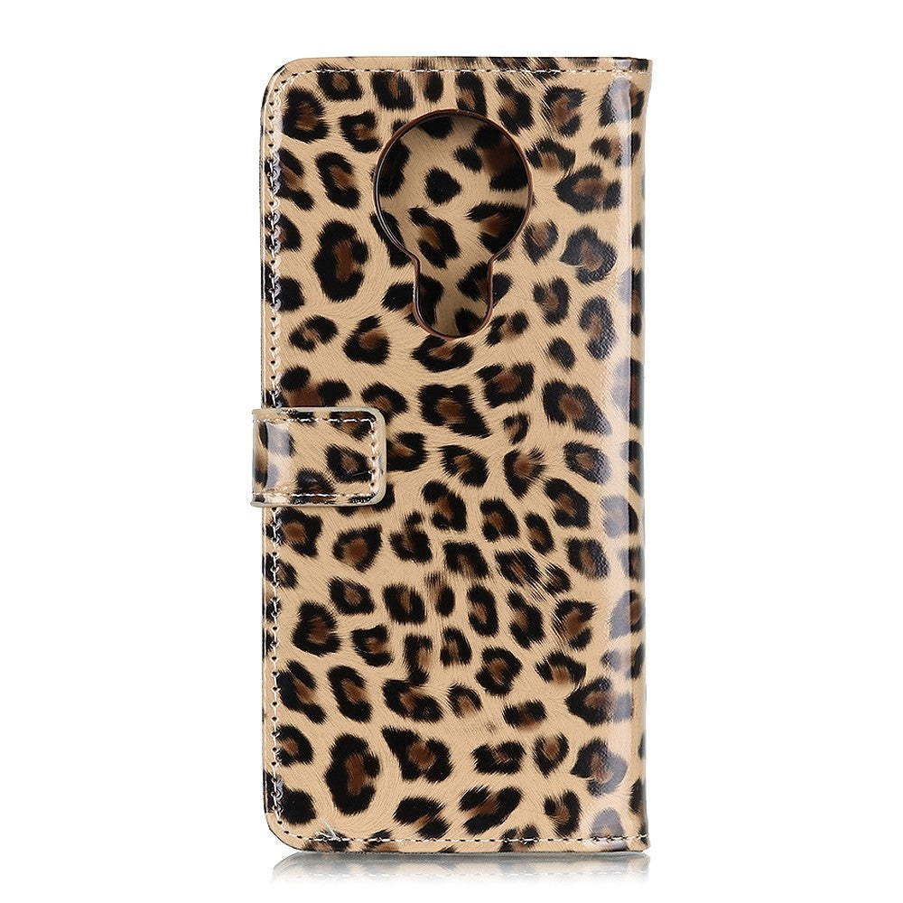Nokia 3.4 Leather Flip Cover m. Lommebok - Leopard