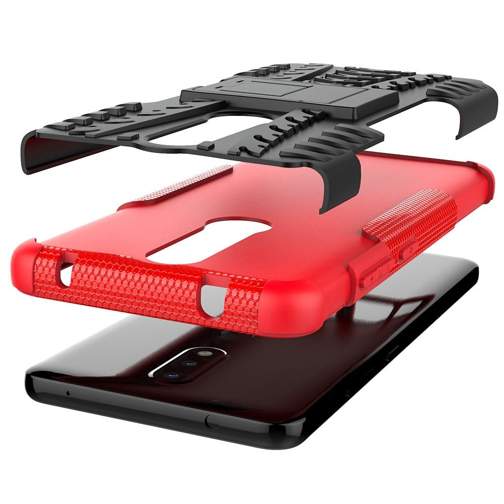 Nokia 2.4 Craftsman-deksel m. Stativ - Svart / Rød