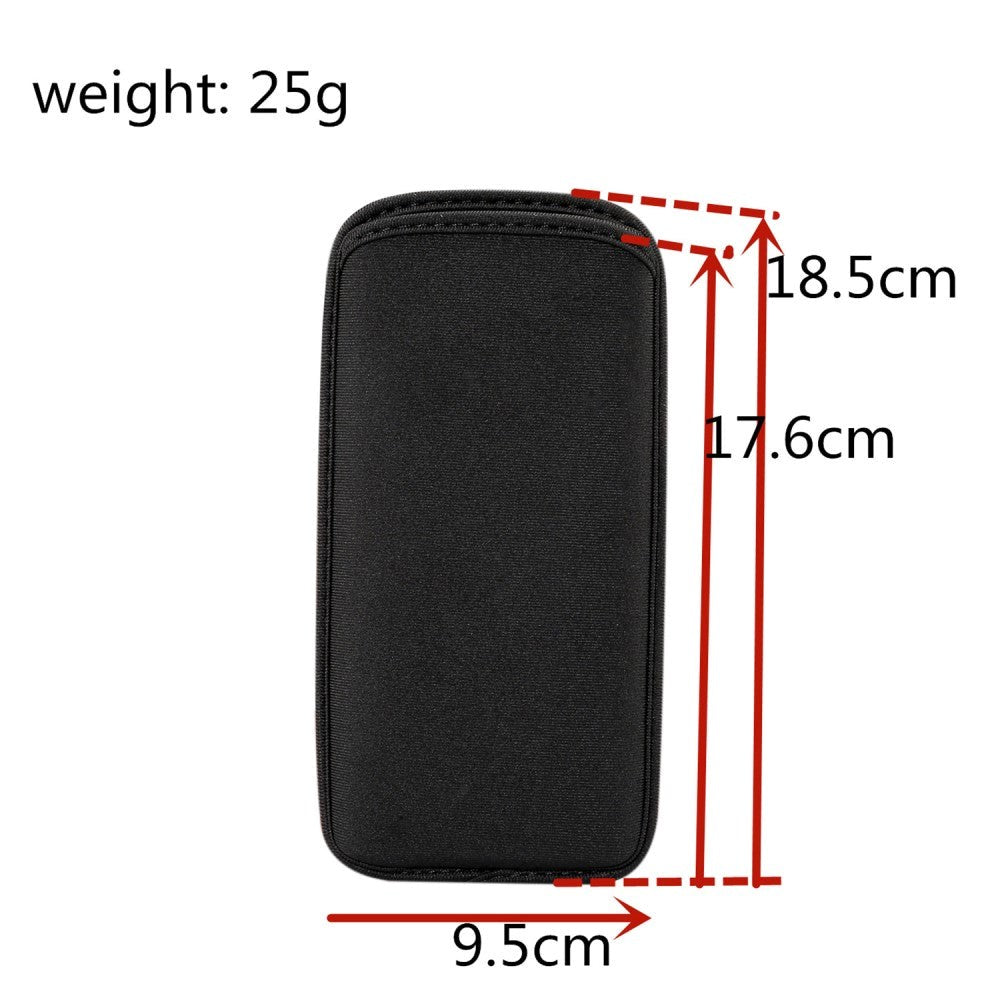 Universal Smartphone Sleeve - Vanntett - Svart - XXL
