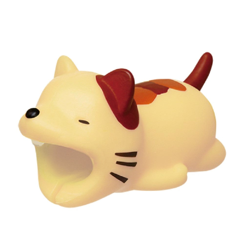 Kabelbeskytter til iPhone / iPad - Cat - Brun