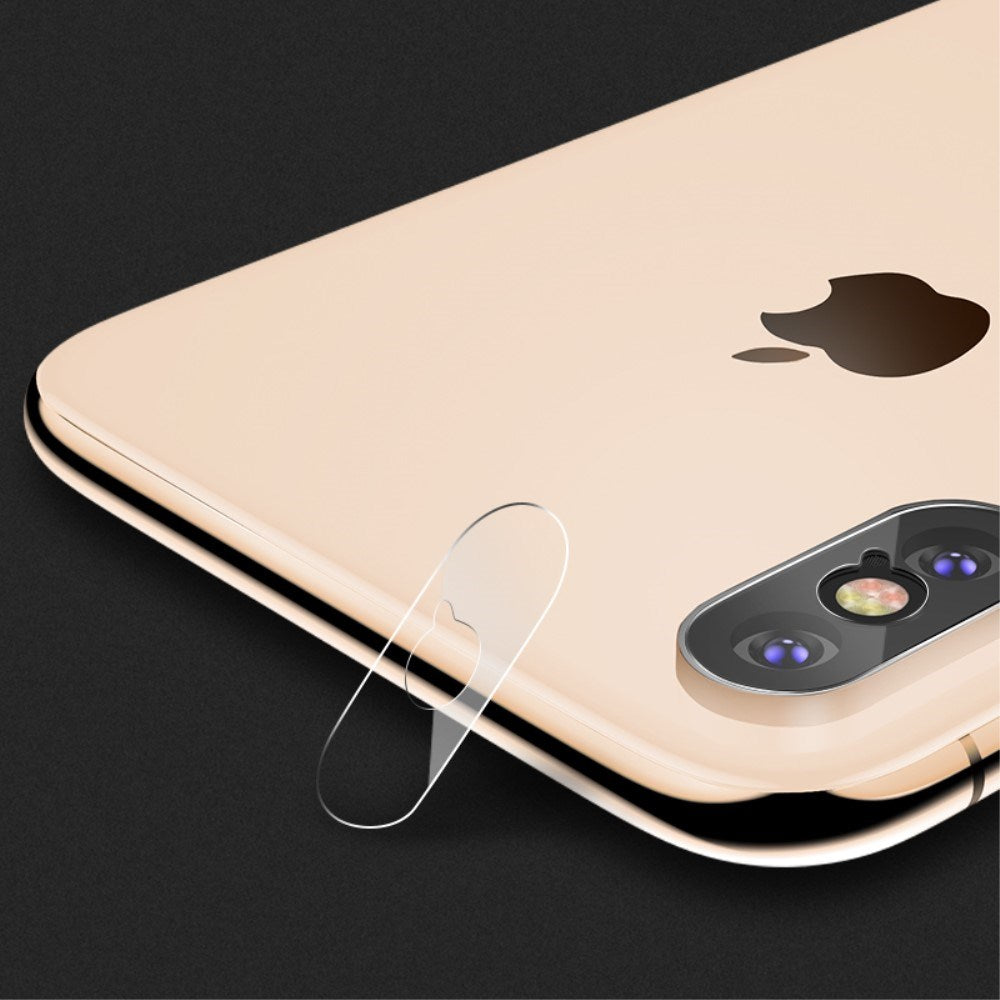 Apple iPhone Xs Max herdet glass kameralinsebeskyttelse