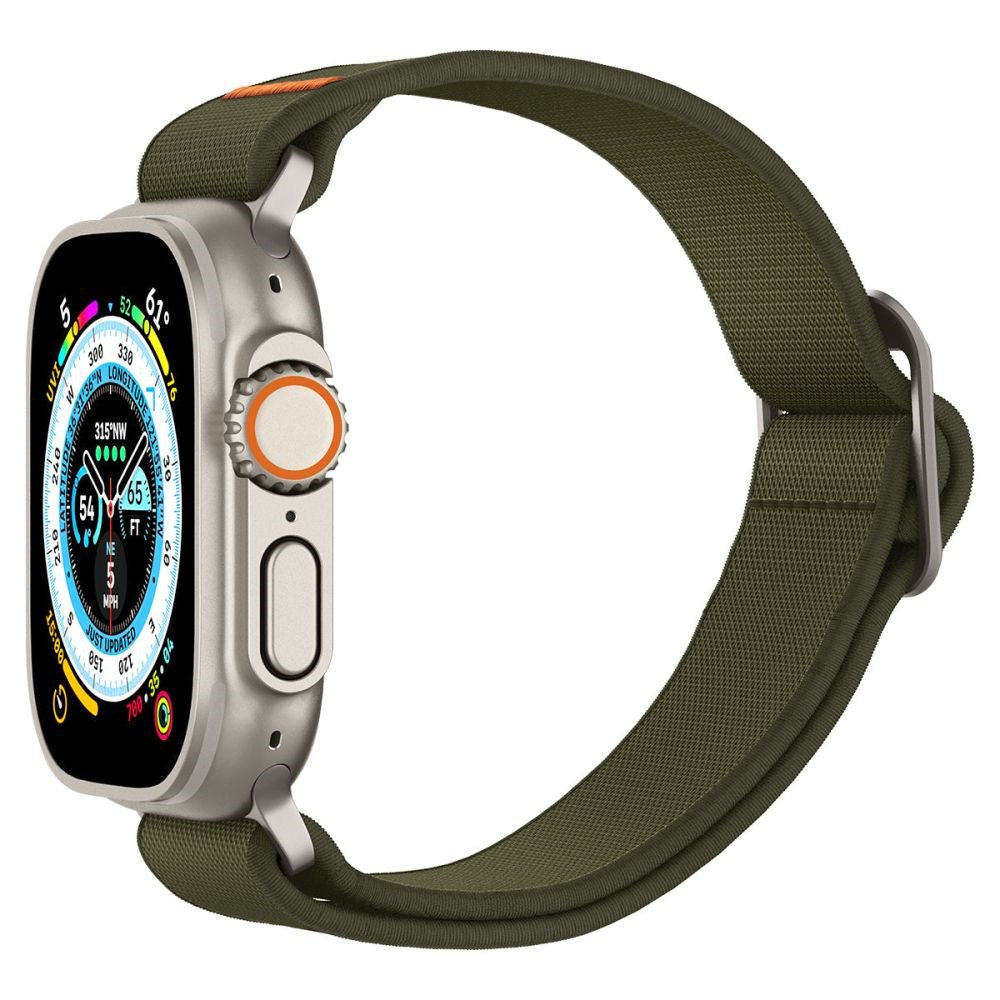 Spigen Fit Lite Ultra Apple Watch (42/44/SE/45/46/49 mm) stropp - Khaki Grønn