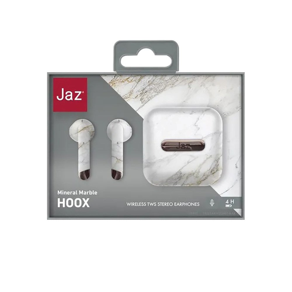 Jaz Hoox True Wireless Bluetooth In-Ear-hodetelefoner - Rose gull / Marmor