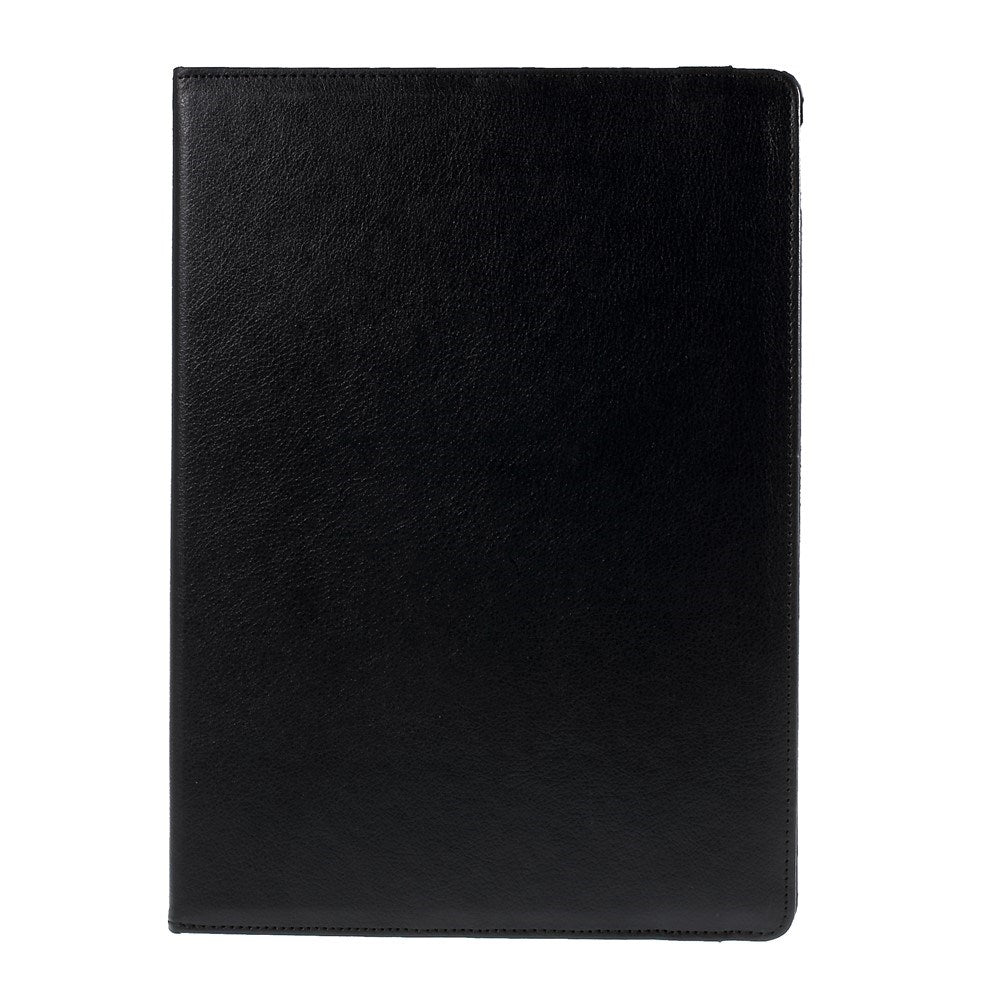 EIDERWOOD iPad Pro 12.9" (2015) Kunstlæder Flip Tablet Cover m. Ståfunktion - Sort