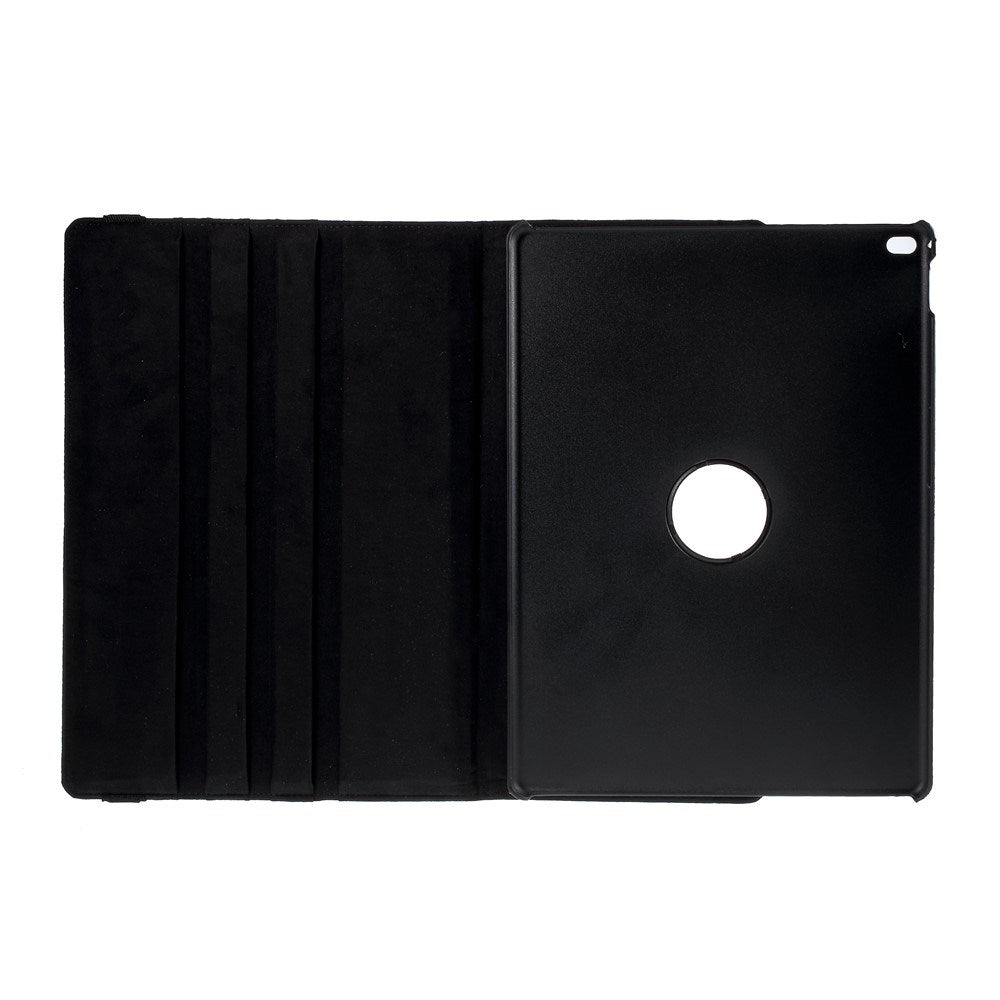 EIDERWOOD iPad Pro 12.9" (2015) Kunstlæder Flip Tablet Cover m. Ståfunktion - Sort