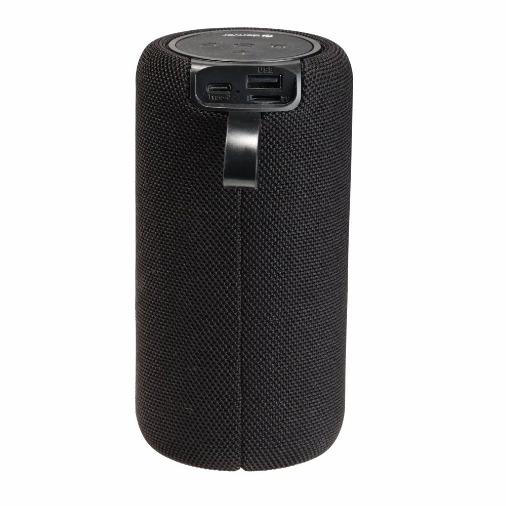 Denver Mini Bluetooth Højttaler m. LED Lys - Sort