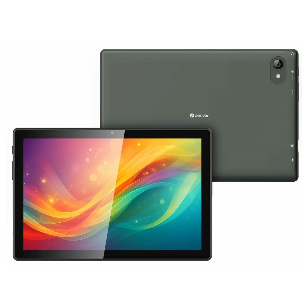10" Tablet Denver TIO-10525 m. Android 16 & 4 RAM & 64 GB & 5.000mAh & 2 / 5 MP Kamera - Grå