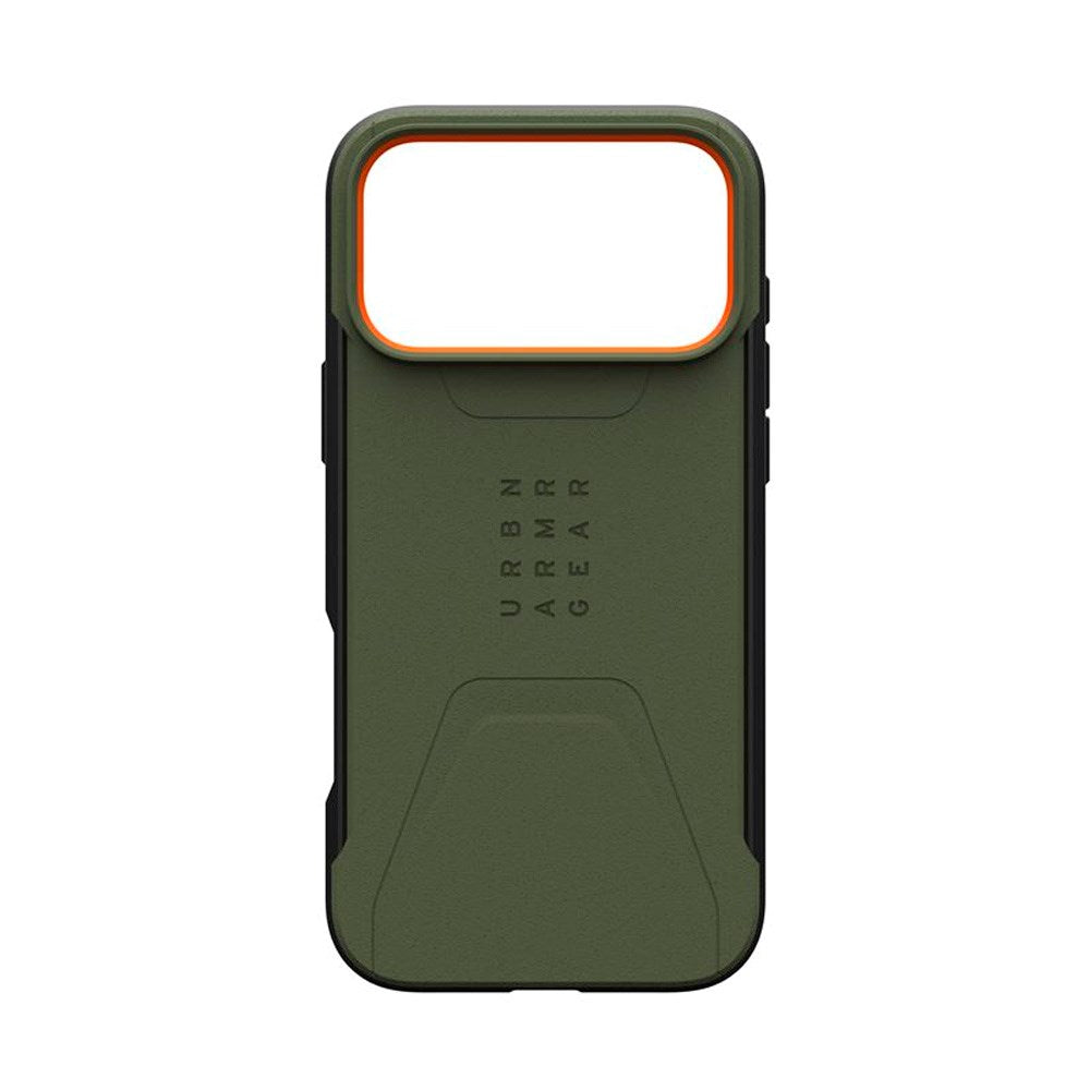 UAG iPhone 17 Pro Max Civilian Case - MagSafe Kompatibel - Grøn / Orange