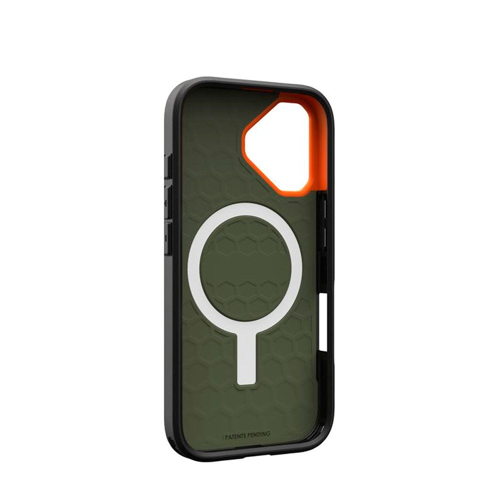 UAG iPhone 17 Civilian Case - MagSafe Kompatibel - Grøn / Orange