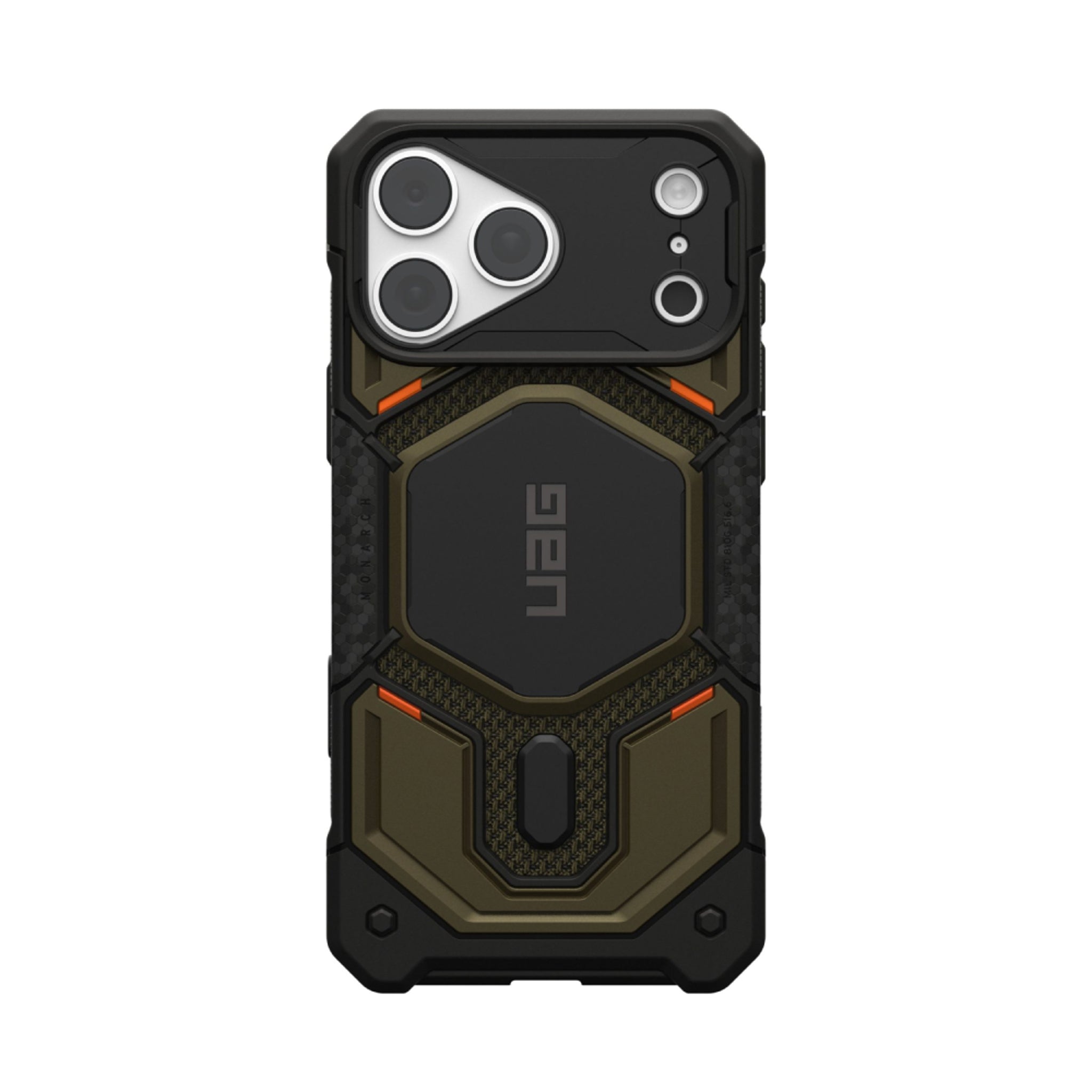 UAG iPhone 18 Pro Max / 17 Pro Max Monarch Pro Mobil Cover - MagSafe Kompatibel - Kevlar Element Green