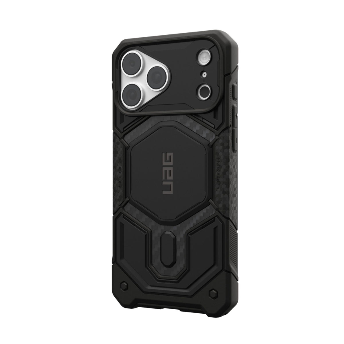 UAG iPhone 18 Pro Max / 17 Pro Max Monarch Pro Mobil Cover - MagSafe Kompatibel - Carbon Fiber
