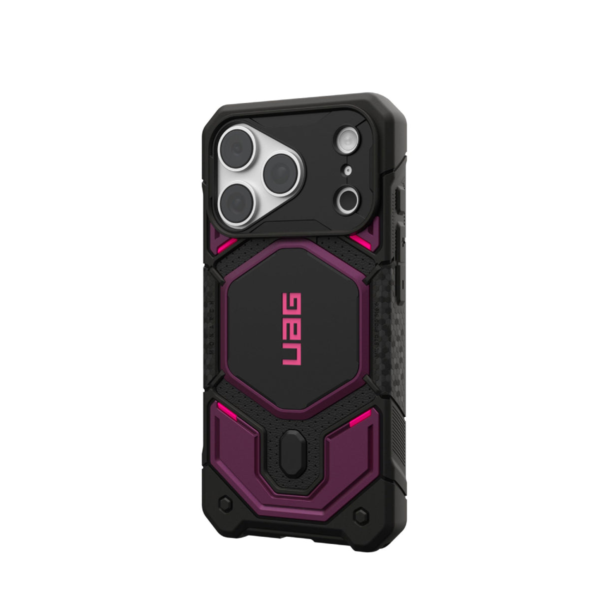 UAG iPhone 18 Pro / 17 Pro Monarch Pro Mobil Cover - MagSafe Kompatibel - Deep Purple Synth