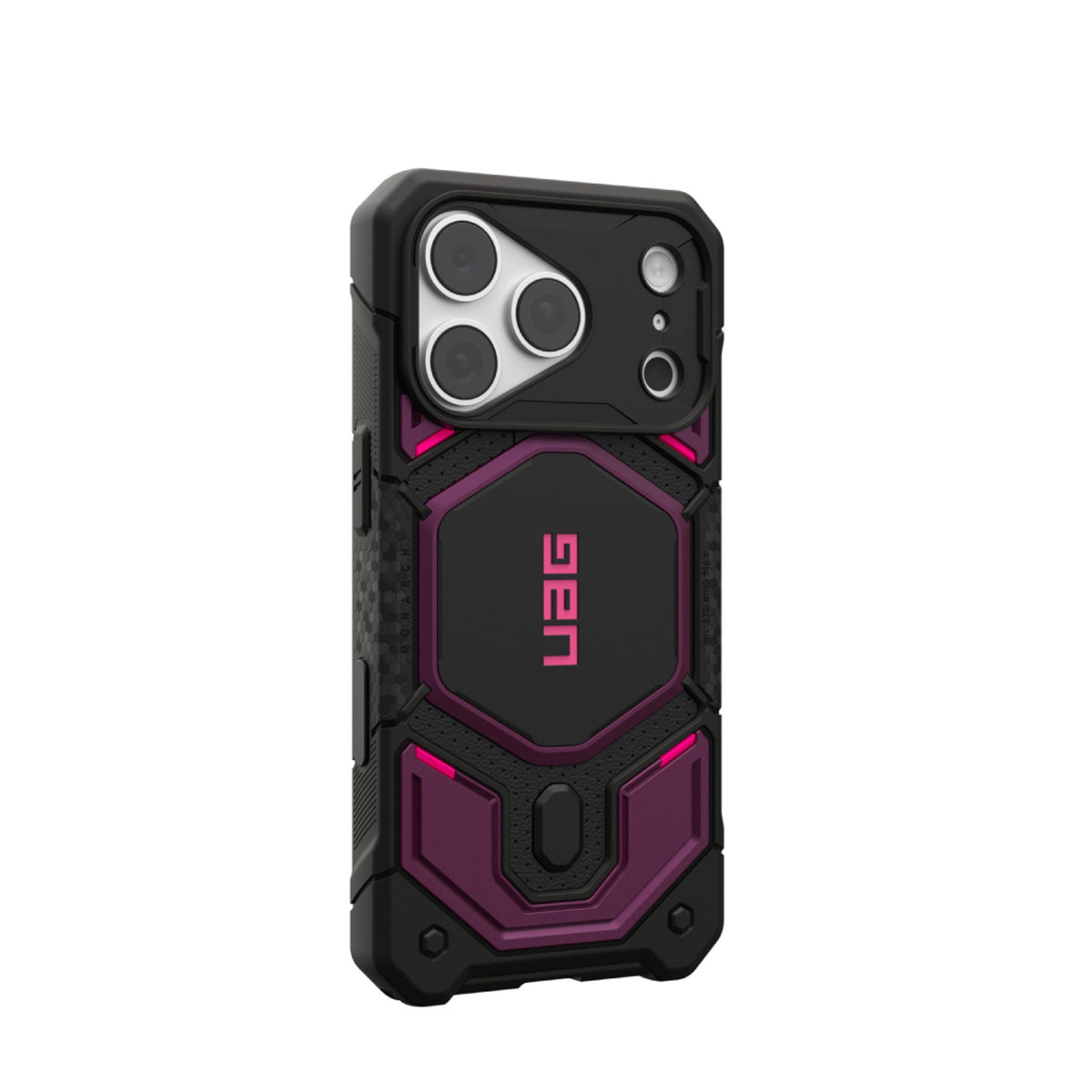UAG iPhone 18 Pro / 17 Pro Monarch Pro Mobil Cover - MagSafe Kompatibel - Deep Purple Synth