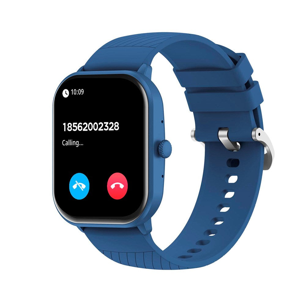 Denver Bluetooth Smartwatch med Indbygget Sundhedstracking og Stemmekontrol - Blå