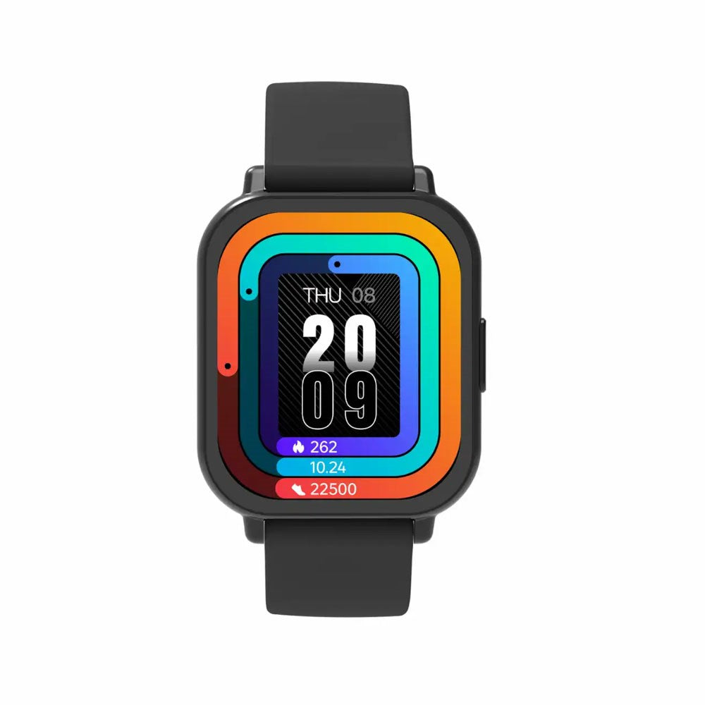 Denver SWC-176B Bluetooth Smartwatch m. Søvn- og Fitnesstracker - Silikone Urrem - Sort