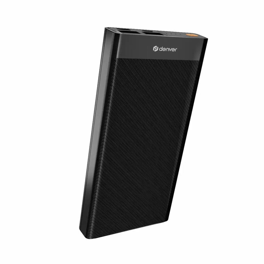 Denver 22.5W PowerBank - 10.000 mAh - Sort