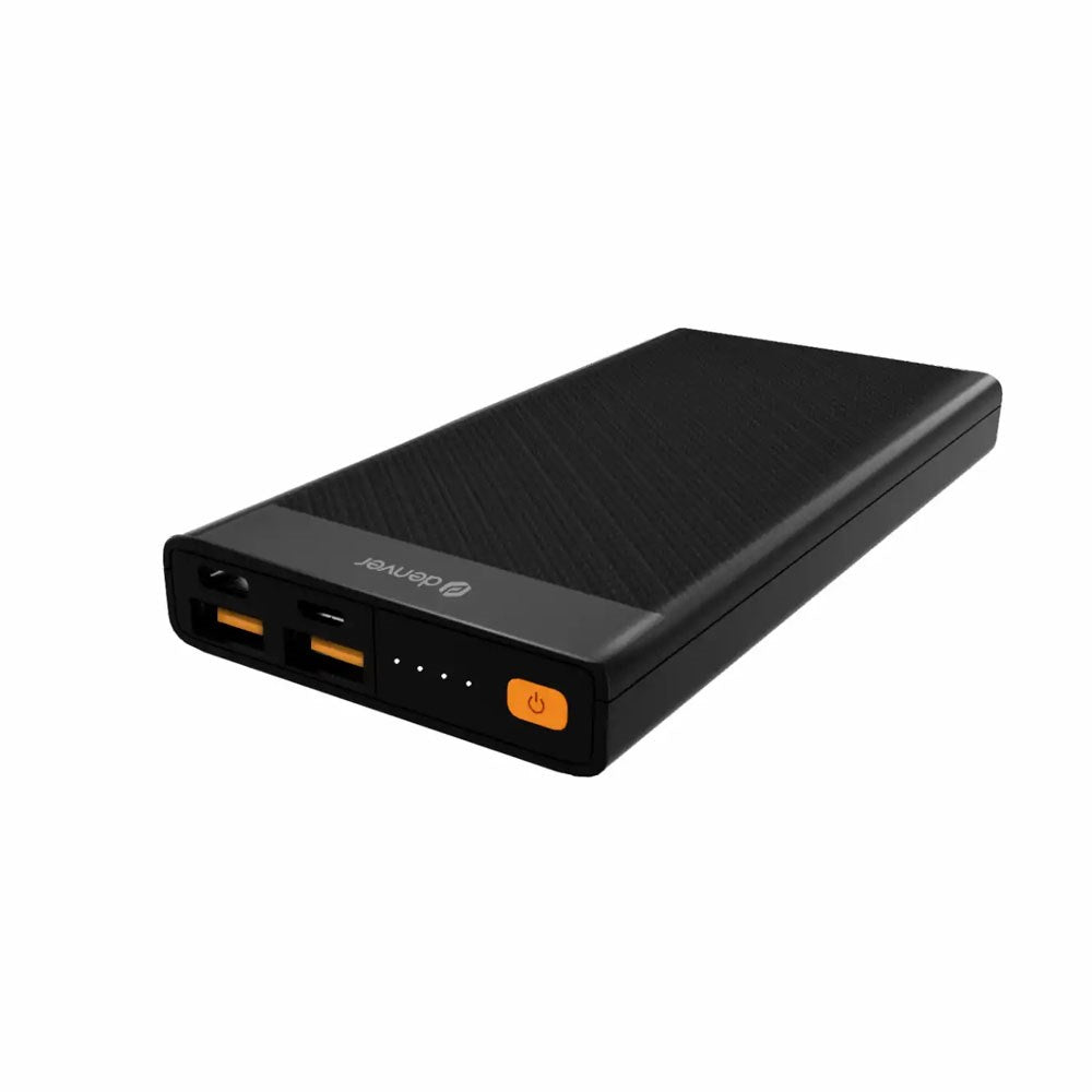 Denver 22.5W PowerBank - 10.000 mAh - Sort