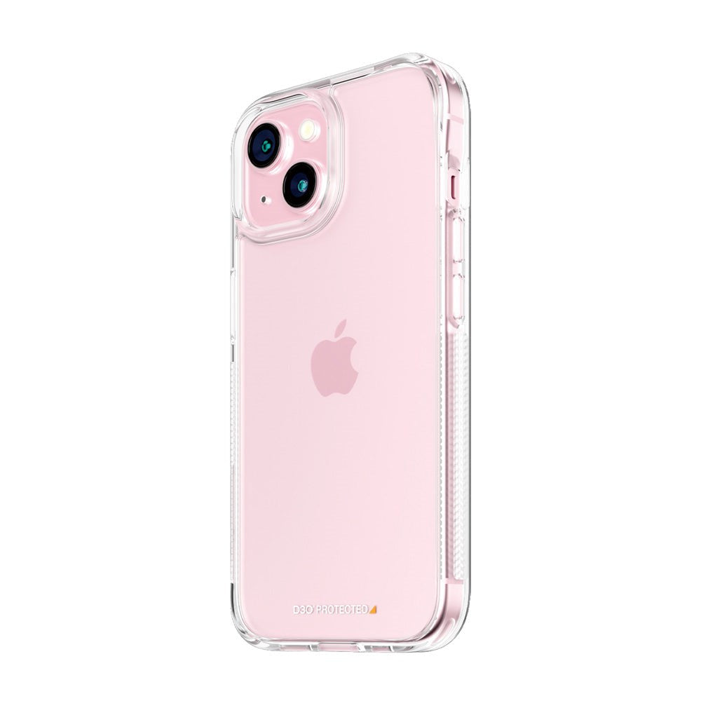 iPhone 15 Bagside Cover PanzerGlass D3O Bio HardCase - Gennemsigtig