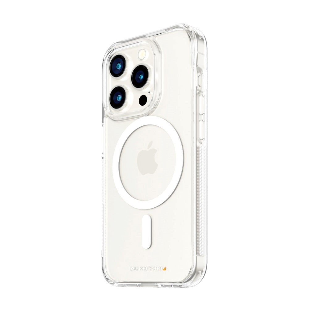 iPhone 15 Pro Bakdeksel PanzerGlass D3O® Bio HardCase - MagSafe-kompatibel - Gjennomsiktig