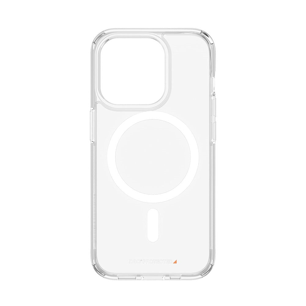 iPhone 15 Pro Bakdeksel PanzerGlass D3O® Bio HardCase - MagSafe-kompatibel - Gjennomsiktig