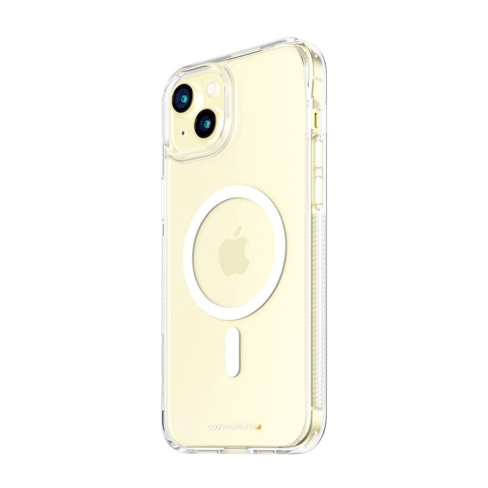 iPhone 15 Plus bakdeksel PanzerGlass D3O® Bio HardCase - MagSafe-kompatibel - Gjennomsiktig